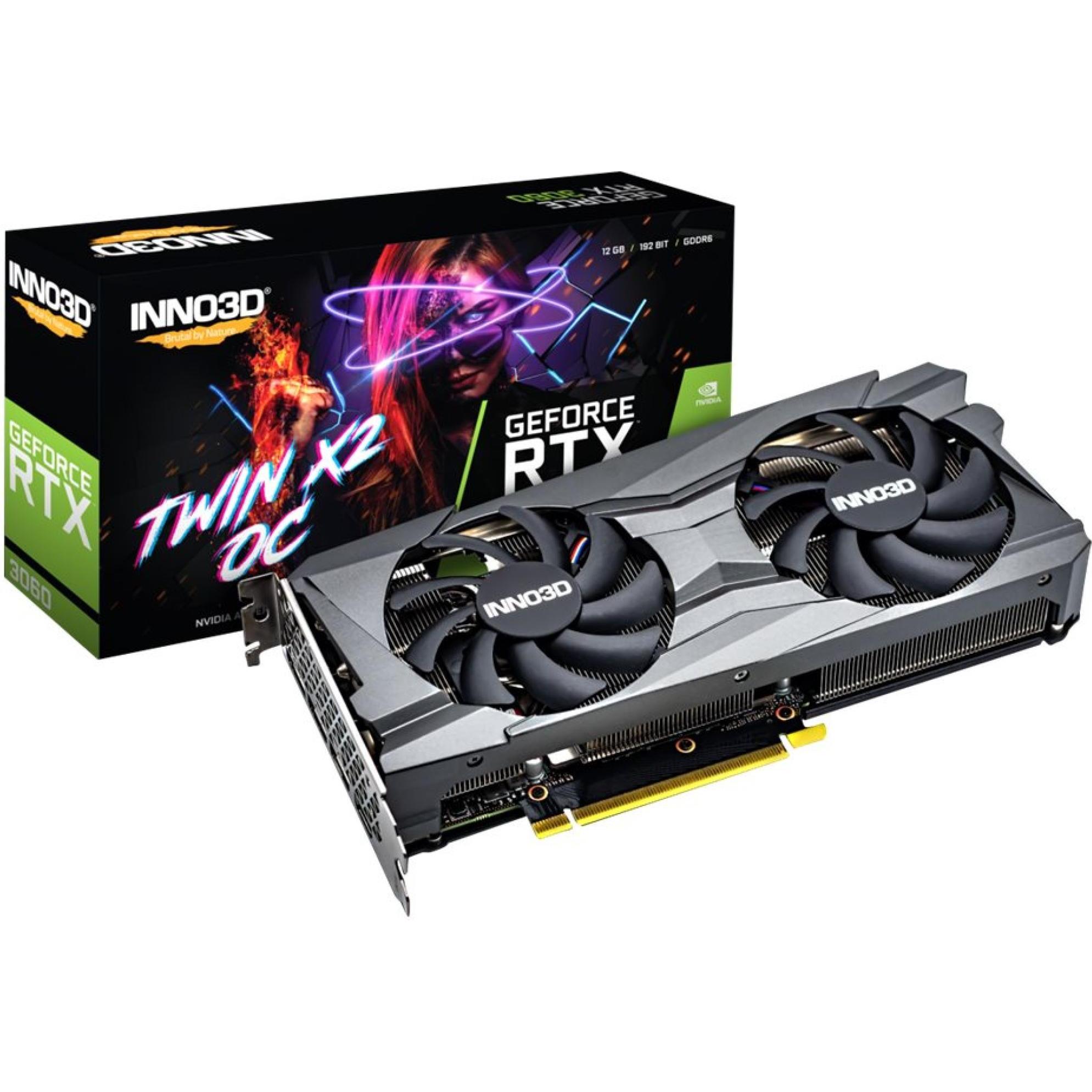 Inno3D GeForce RTX 3060 Twin X2 OC LHR (12 GB), Grafikkarte