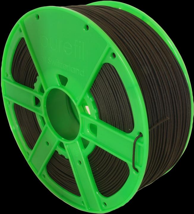 Purefil Filament (HDPE, 1.75 mm, 1000 g, Black)