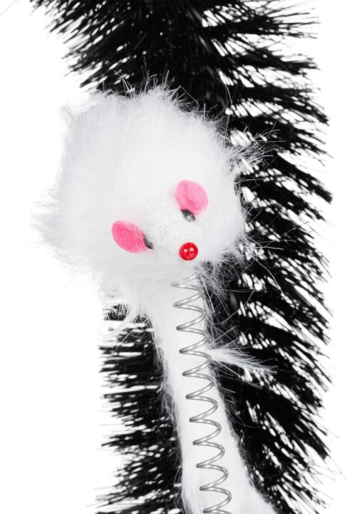 Actual product image Relaxdays Scratching Arch for Cats, Fur Care Stand (33 cm, Black)