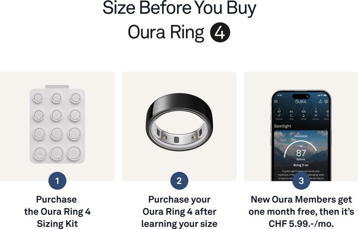 Produktbild Oura Ring 4 (9, Schwarz)
