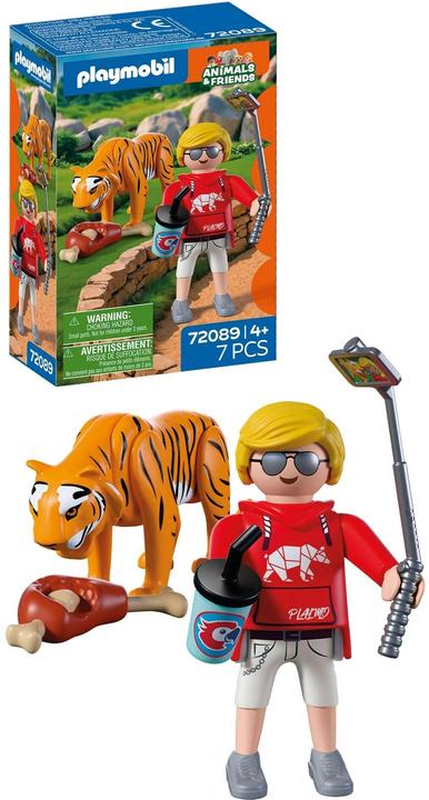 Image du produit Playmobil 72089 Zoo: Tiger und Besucher