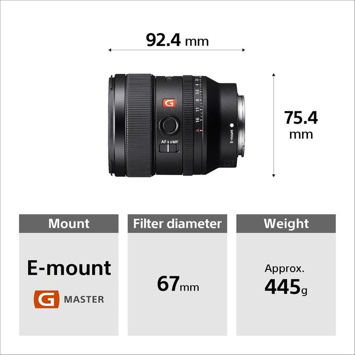 Actual product image Sony FE 24mm f/1.4 GM (Sony E, full size)