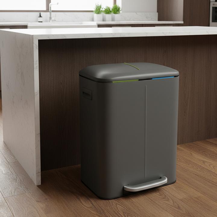 Produktbild Relaxdays Mülleimer 2 Fächer (40 l)