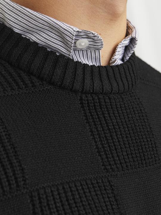 Actual product image Jack & Jones Checked knitted jumper Knitted jumper (XXL)