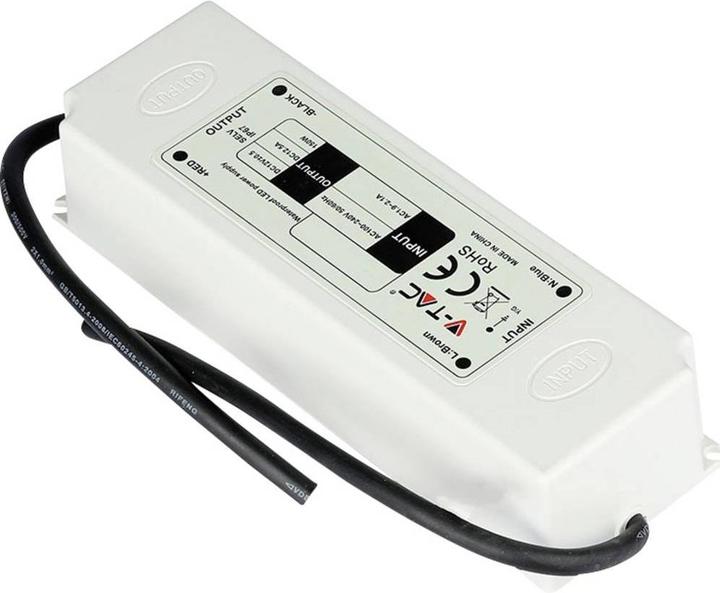 Actual product image V-TAC VT-3248 - LED transformer, 150 W, 12 V DC, 12.5A, IP67