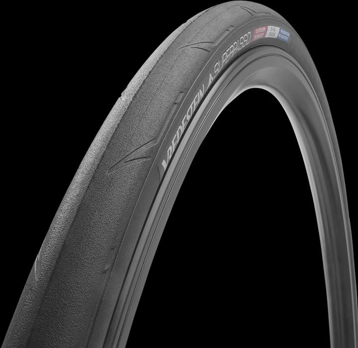 Actual product image MGA Vredestein Superpasso Road Tire, 700x25c (25-622), rolled up, TPI150, 225G, Black (new) (25-622)