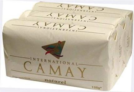 Actual product image Camay Soap 3 Count 125g Natural - Pack of 3
