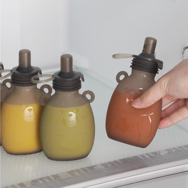 Produktbild Haakaa Quetschies Happy Bear 2er Set