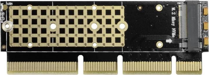 Immagine prodotto Axagon PCEM2-1U PCI-E 3.0 16x - M.2 SSD NVMe, fino a 80mm SSD, basso profilo 1U