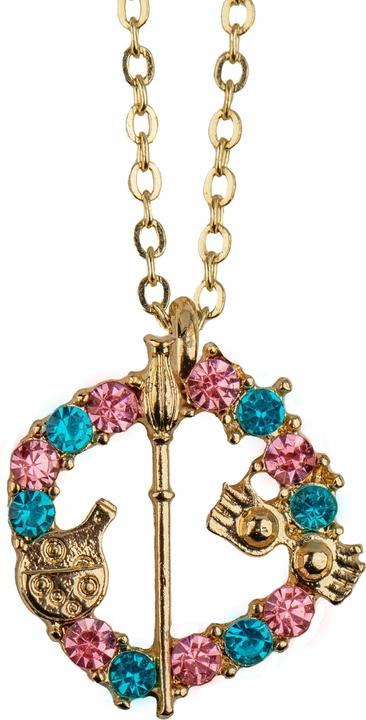 Actual product image Cinereplicas Harry Potter: Luna Lovegood necklace (rhinestone, Zinc alloy, Iron, 51 cm)