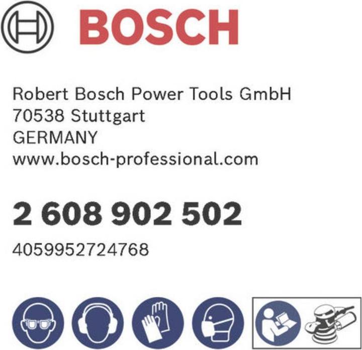 Image du produit Bosch Professional Zubehör Feuille abrasive pour ponceuse excentrique (400)