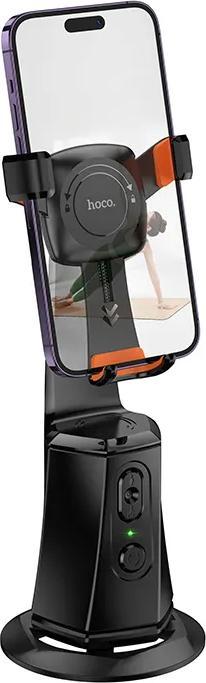 Actual product image Hoco Other mobile phone holder 360 degree with auto face tracking K26 black