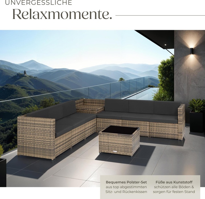 Image du produit tectake Rotin Lounge Verona