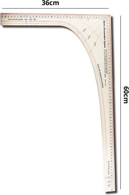 Immagine prodotto BabySnap Righello da sarto 60x36cm