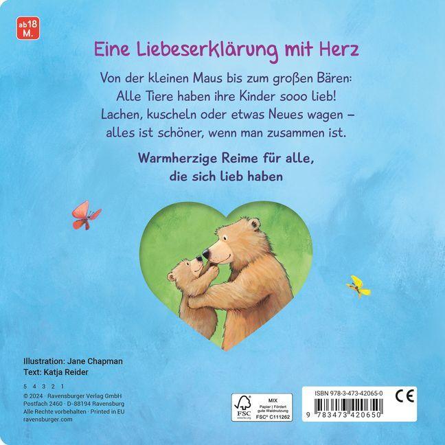 Produktbild Ravensburger Ich hab dich lieb, mein Schatz! (Deutsch, Katja Reider, Jane Chapman, 2024)