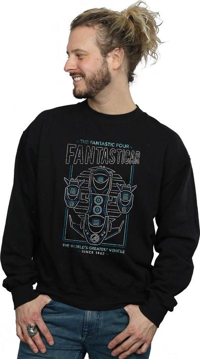 Image du produit - Sweat FANTASTIC FOUR FANTASTICAR NEON - Homme (XL)