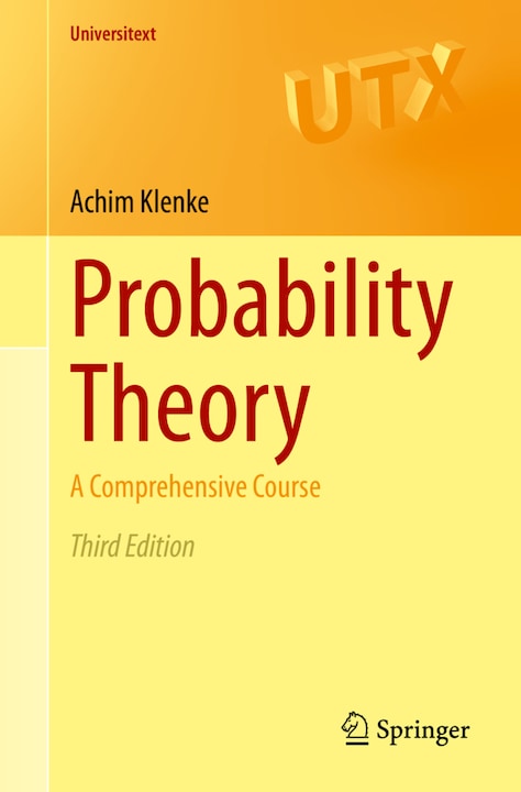 Produktbild Probability Theory (Niederländisch, Achim Klenke, 2020)