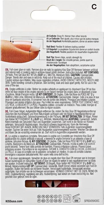 Actual product image KISS Nails - Salon Acrylic Fn Kit - Power Play (Artificial nails, Power Play)