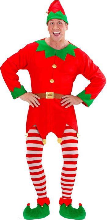 Produktbild Widmann Weihnachts Rot/Weiss getreifte Strumpfhose 70 DEN Grösse XL