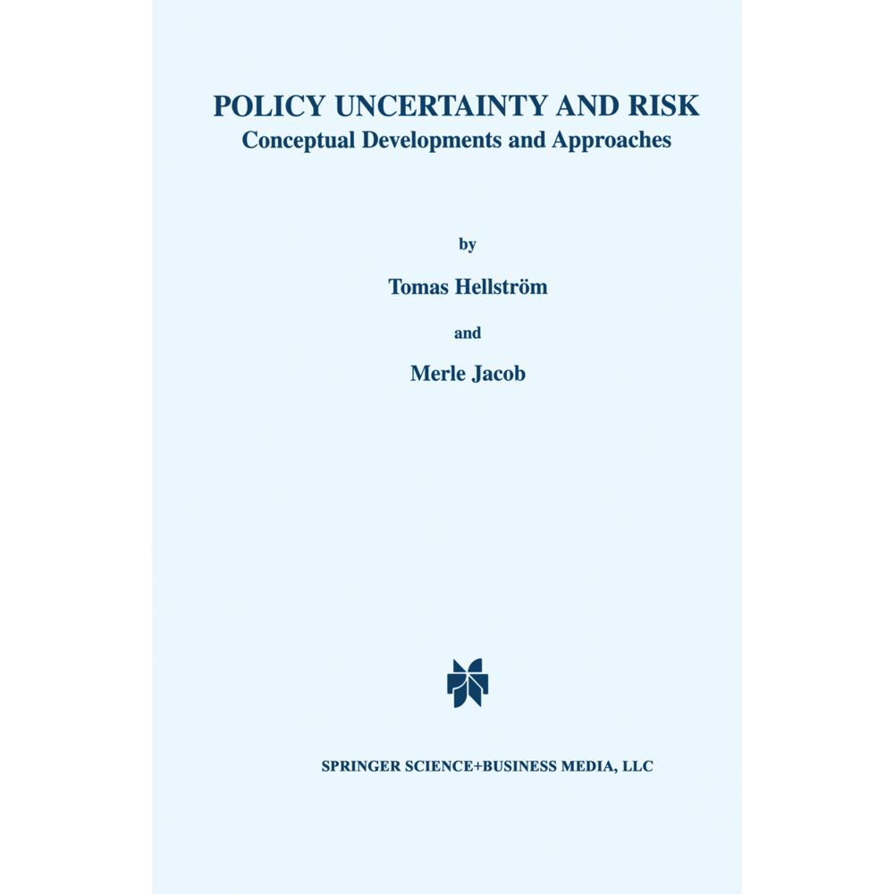 Policy Uncertainty and Risk, Fachbücher