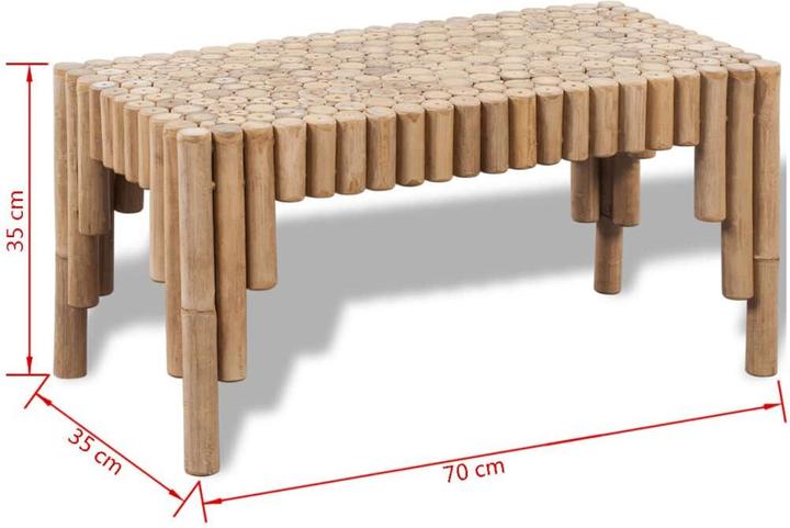 Immagine prodotto vidaXL Couchtisch (70 x 35 x 35 cm)
