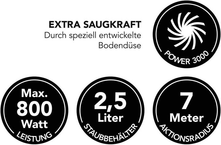 Produktbild Maxxmee Zyklon Staubsauger Kompakt