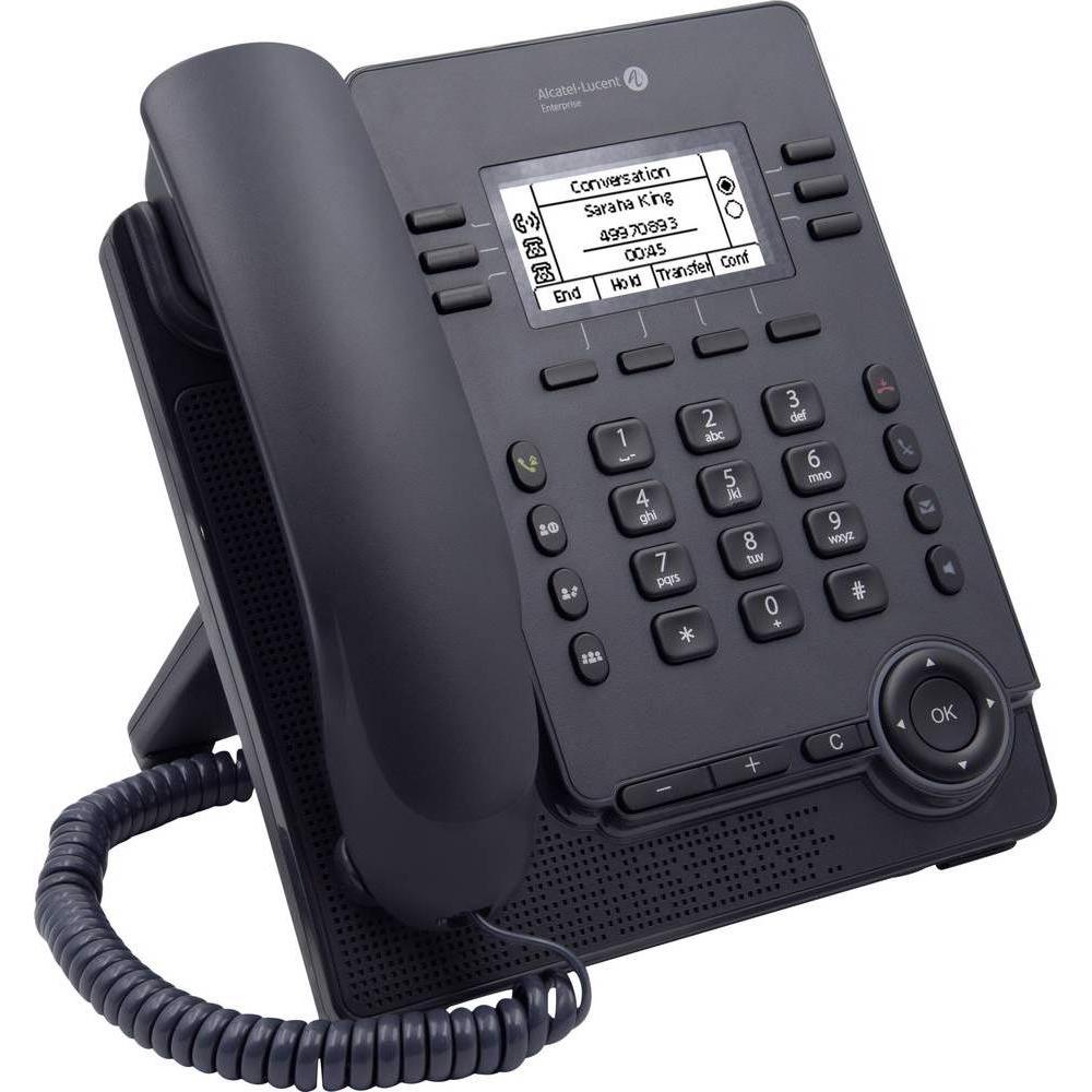 Thumbnail - Alcatel Lucent Enterprise Schnurgebundenes Telefon, VoIP M3 DeskPhone, Telefon, Grau