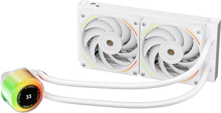 Actual product image 1stplayer Kit Watercooling AIO CC RGB - 240mm (Blanc)