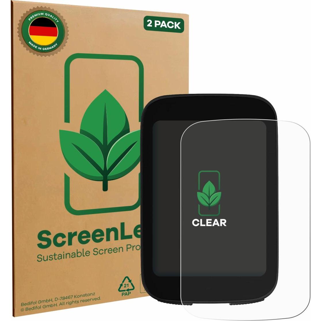 ScreenLeaf Schutzfolie für Bikevee BKV300B 2.4" nachhaltiger Displayschutz Display Schutz Folie Klar Tr (6162109)