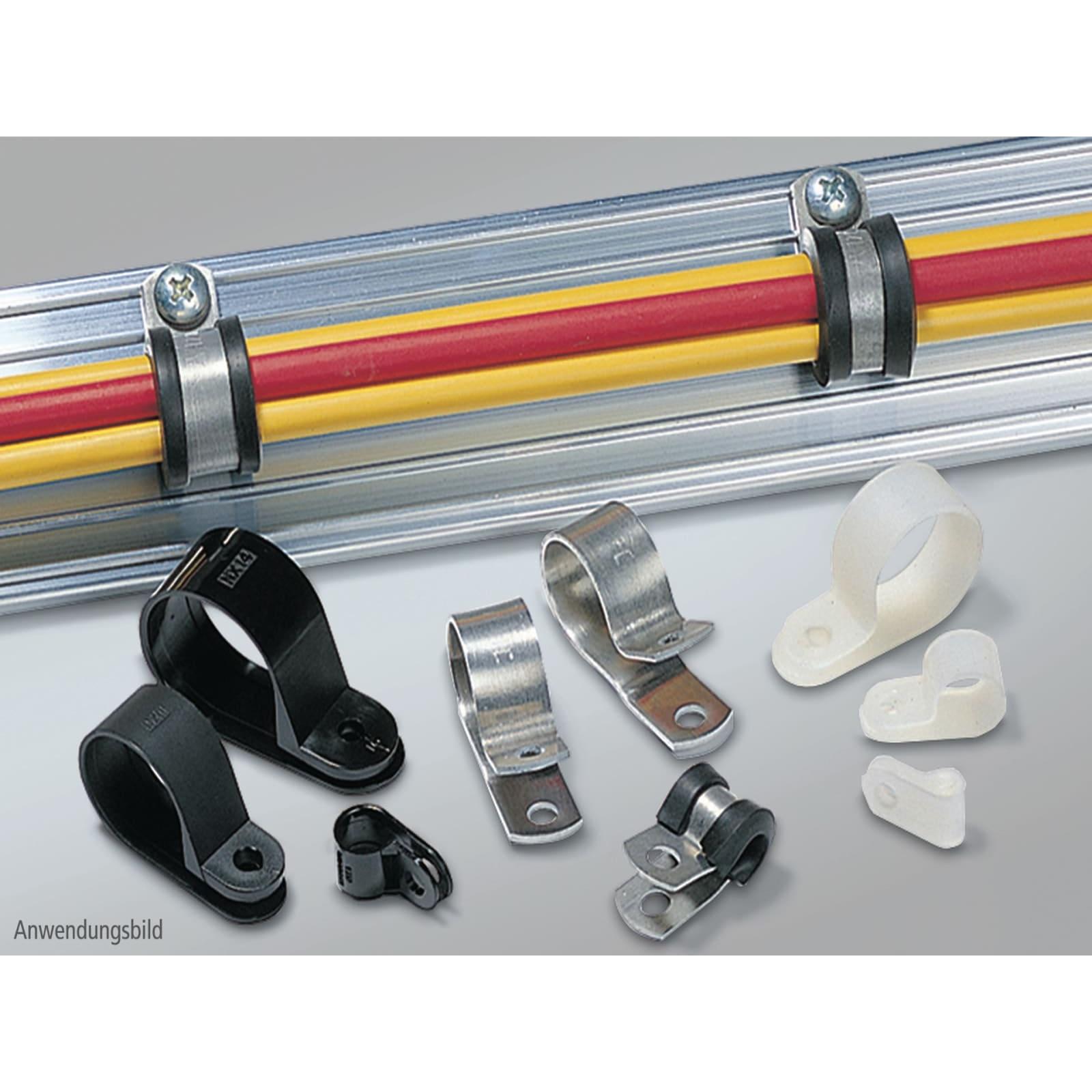 HellermannTyton, Kabelhalter, Befestigungsschelle Aluminum 9,5mm
