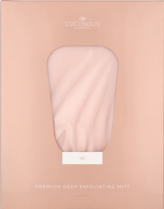Actual product image Cocosolis PREMIUM deep exfoliating mitt 1 u