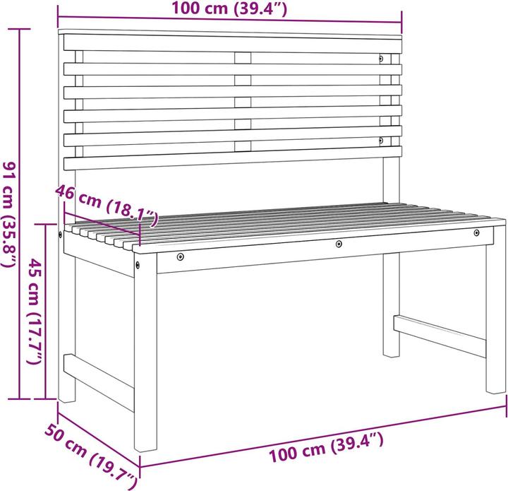 Produktbild vidaXL Gartenstuhl