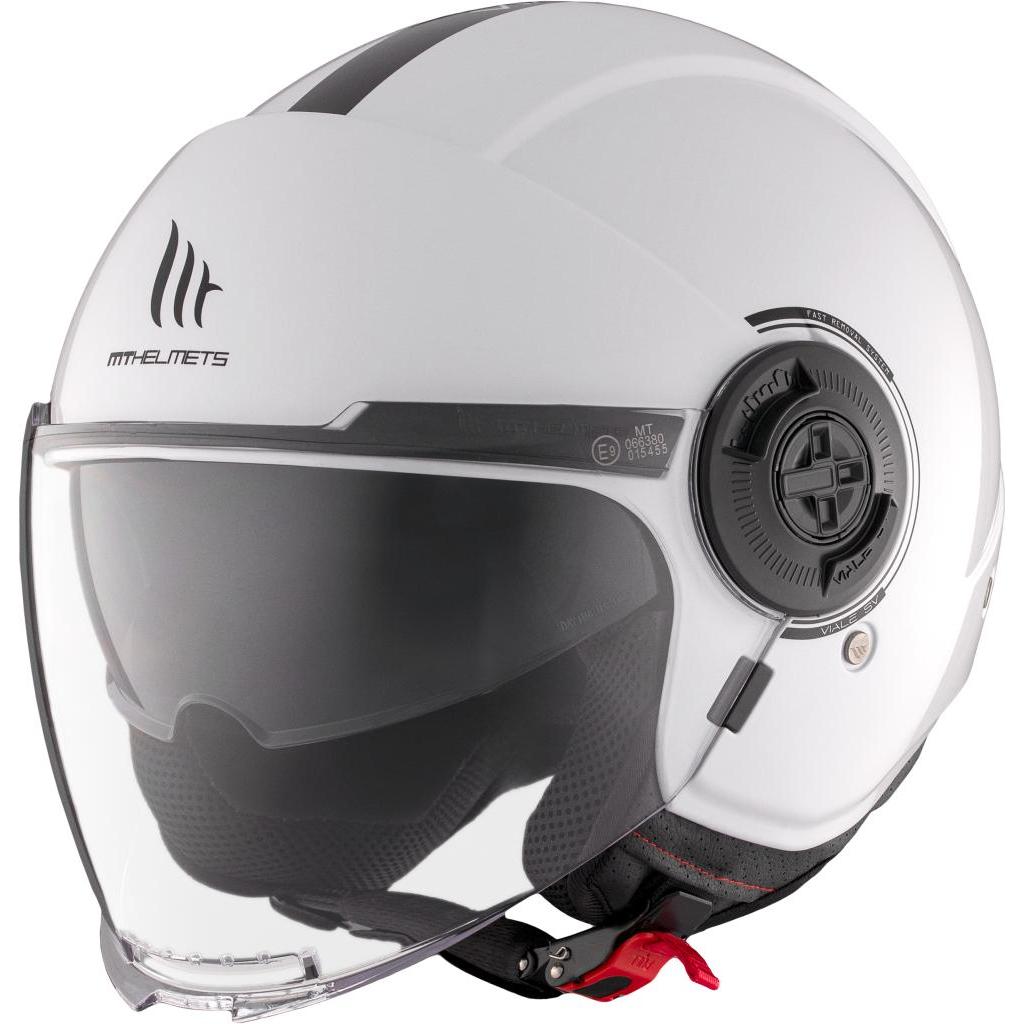 MT Helmets, Motorradhelm, jet-helm viale svsolid a0 (57 - 58 cm, M)