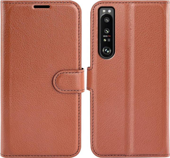 Image du produit Cover-Discount Sony Xperia 1 IV - Étui en cuir marron (Sony Xperia 1 IV)