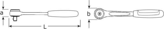 Produktbild Stahlwille Umschaltknarre 1/4 (6.3 mm) 11 (1/4")