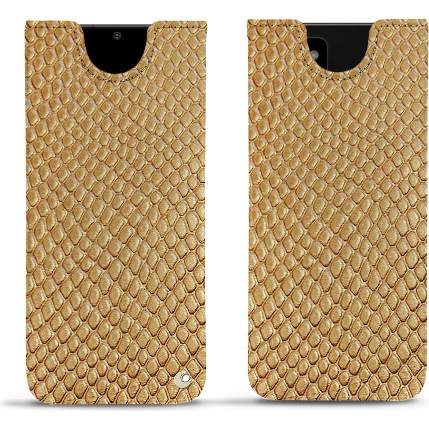 Noreve Lederschutzhülle (Samsung Galaxy Note 20 Ultra), Smartphone Hülle, Beige