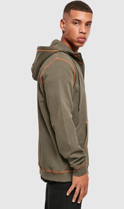 Produktbild Urban Classics Organic Contrast Flatlock Stitched Zip Hoody (S)