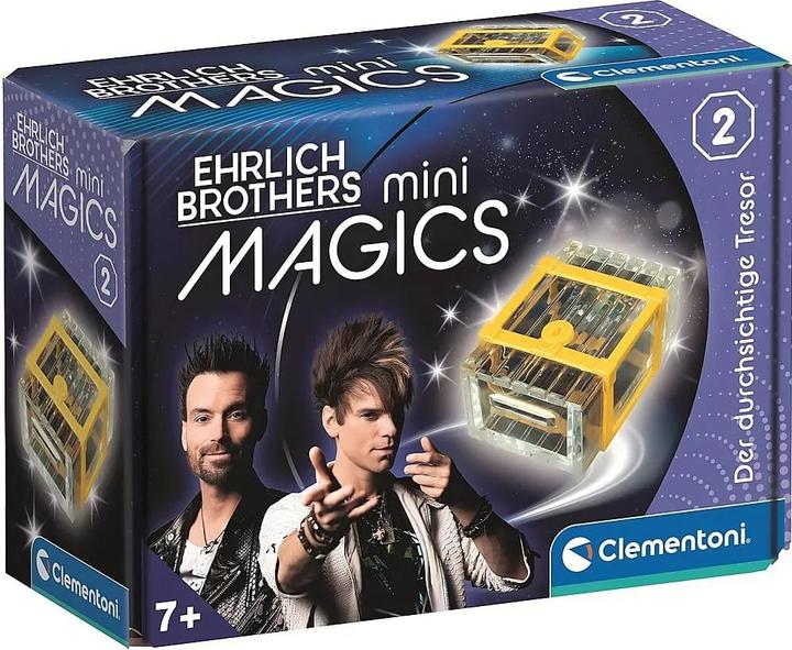 Actual product image Clementoni Ehrlich Brothers Mini Magics DurchsichtigerTresor