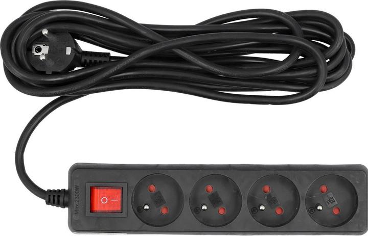Immagine prodotto Toya Cavo di prolunga 5 m interruttore 4 prese (5 m, CEE 7/5)