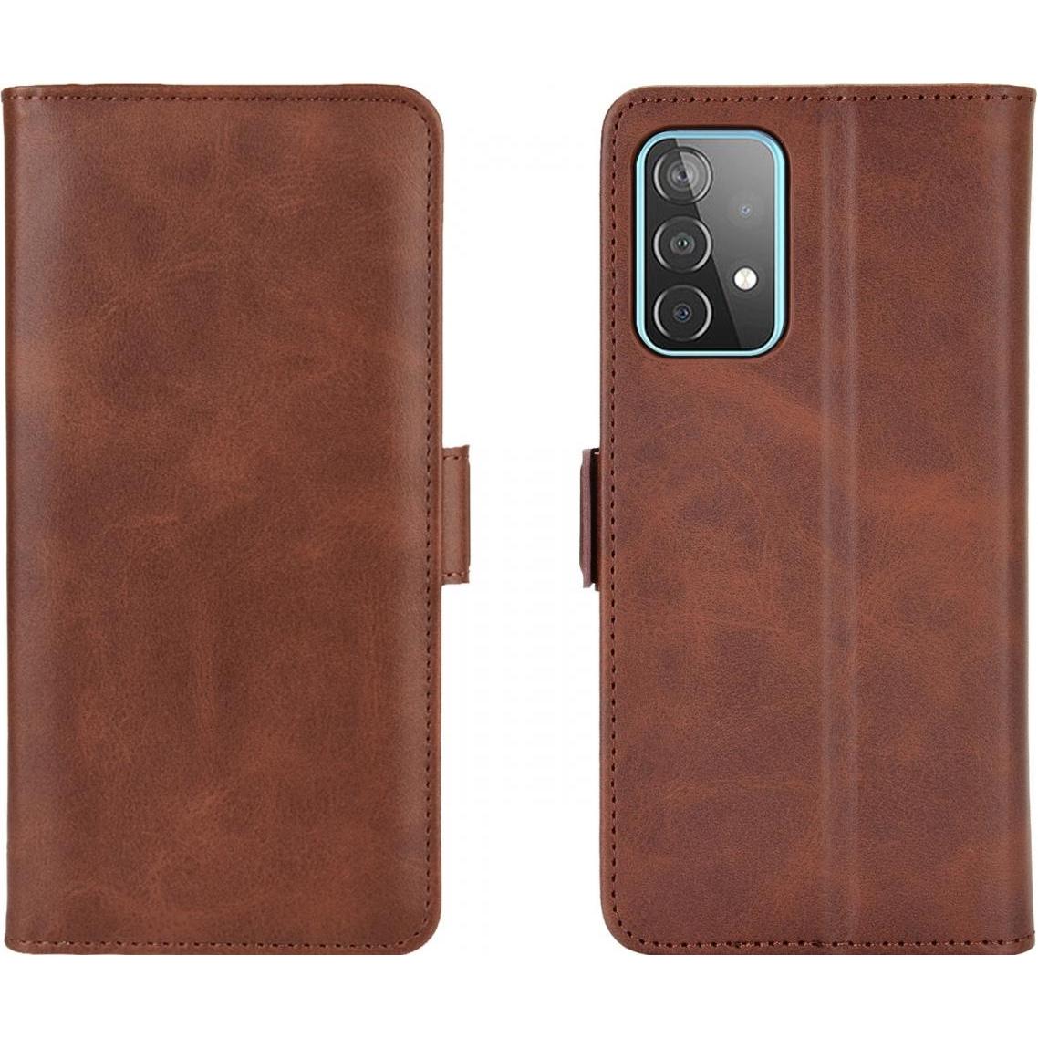 Thumbnail - Screenguard Samsung Galaxy A52 CardLounge Lederhülle (Samsung Galaxy A52), Smartphone Hülle, Braun