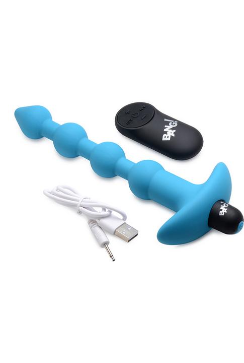 Produktbild XR Brands Vibrating Silicone Anal Beads & Remote Control