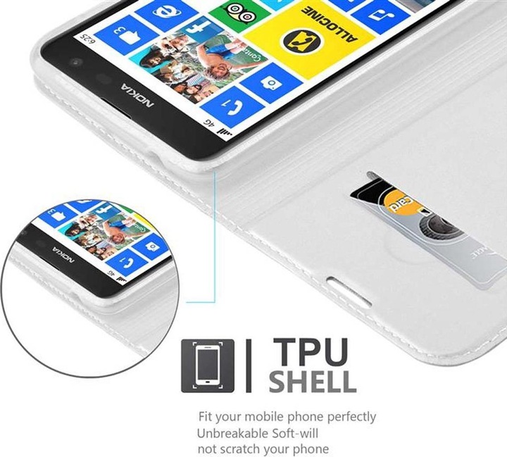 Produktbild Cadorabo Book Classy Style Cover (Nokia Lumia 625)