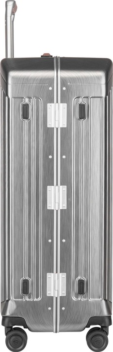 Produktbild Piquadro PQ-Light - Ultra Slim Mittelgrosser Hartschalentrolley Schwarz/Leder (67 l, M (50 - 90l))