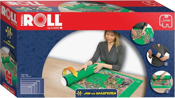 Produktbild JAN van Haasteren - Puzzel & Rol - Puzzelmat - Tot 3000 stukjes (3000 Teile)