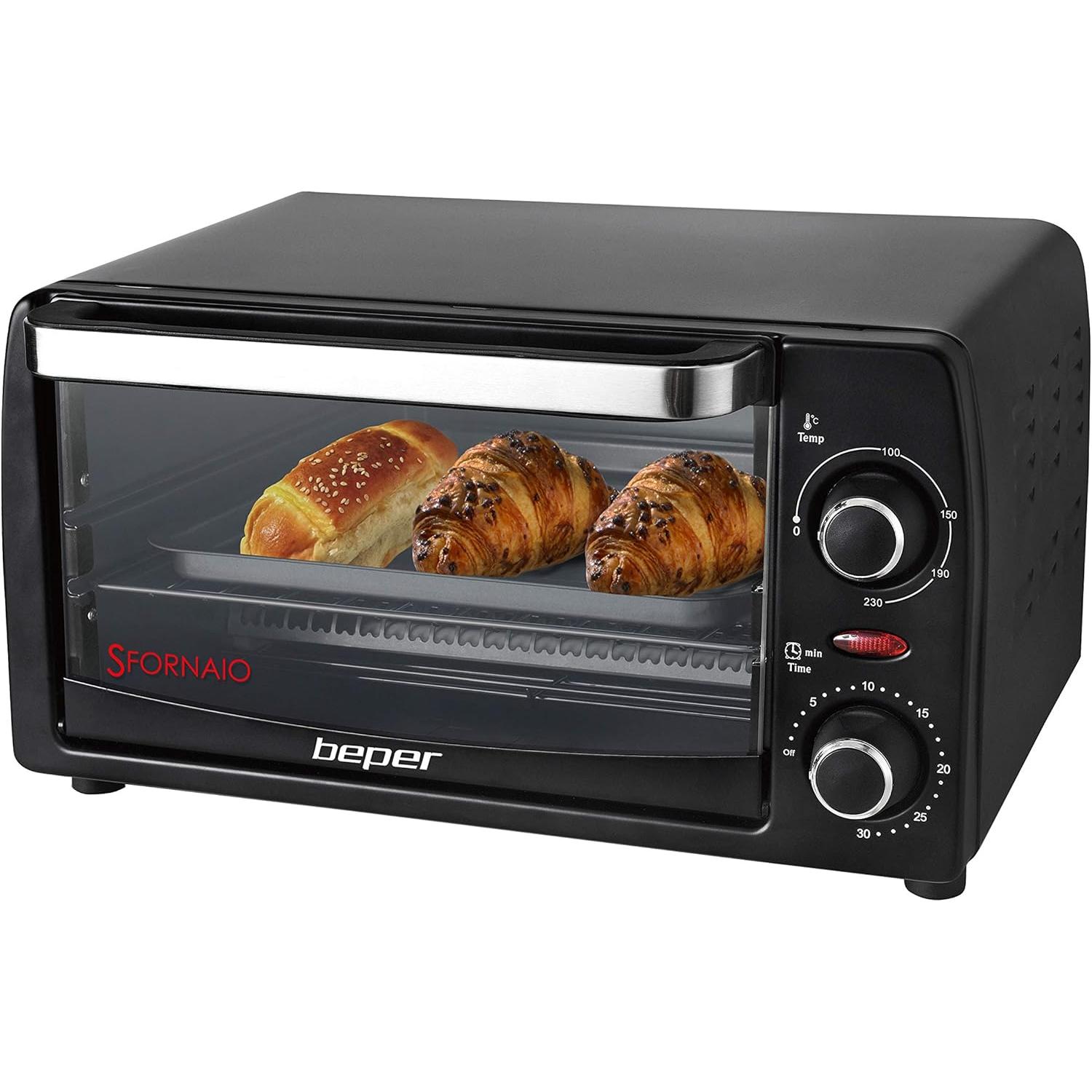 Thumbnail - Beper 90.882, Kleinbackofen, Schwarz