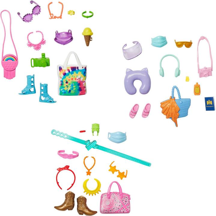 Actual product image Barbie Fashions range of accessories