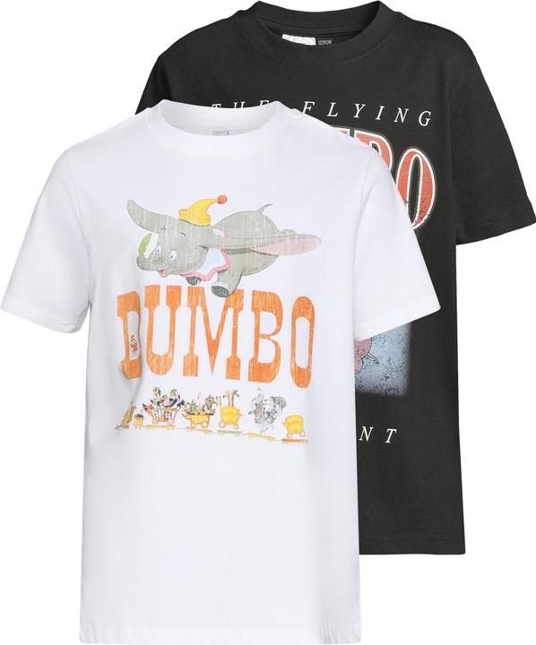 Produktbild Mister Tee MisterTee T-Shirt 2 Pack - kurzarm - Dumbo - 184593 (110, 116)