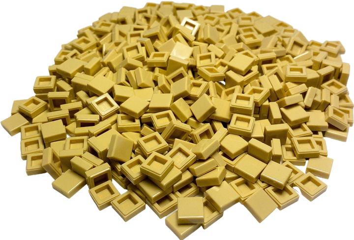 Produktbild LEGO 1x1 Fliesen Beige - Tan Tile 3070b - 1000x (LEGO Zubehör)