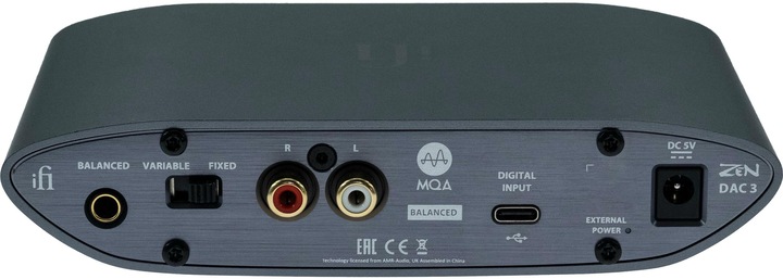 Immagine prodotto iFi Audio Zen Dac 3 (interruttore di guadagno, USB-DAC, Potenziamento dei bassi)