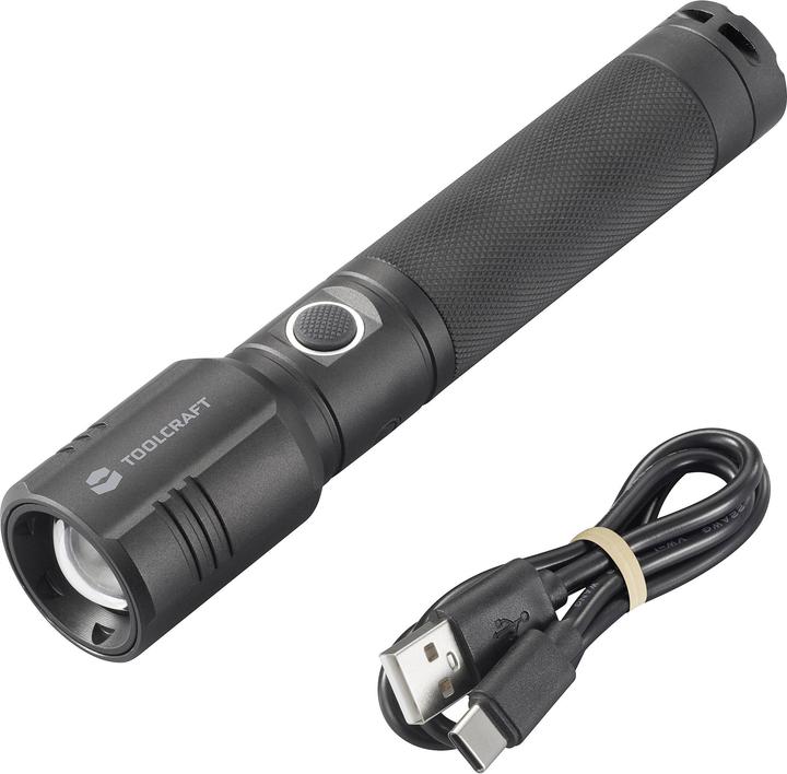 Image du produit Toolcraft Lampe de poche (16.35 cm, 1000 lm)